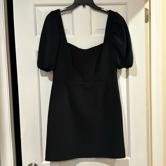 French Connection Puff Sleeve Mini Dress - Picture 1 of 10